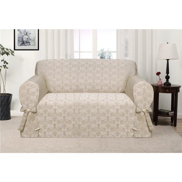 Madison Industries Madison Industries DES-LOVE-GD Desert Skies Loveseat Slipcover; Gold DES-LOVE-GD